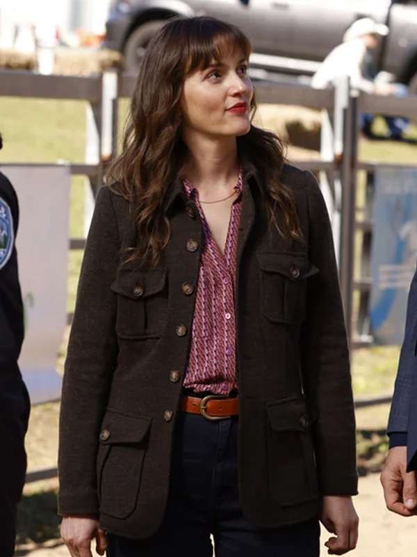 Lou Hickman Good Cop Bad Cop Brown Jacket