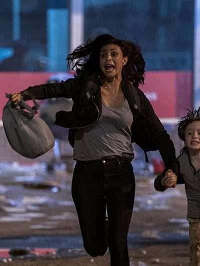 Greenland Migration Morena Baccarin Biker Jacket