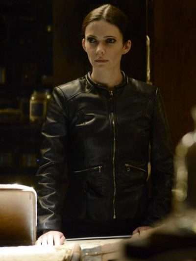 Elizabeth Tulloch Grimm S06 Black Leather Jacket