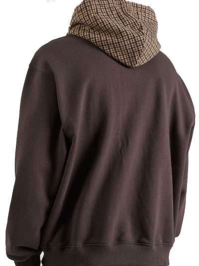 Brown Gap Houndstooth Hoodie
