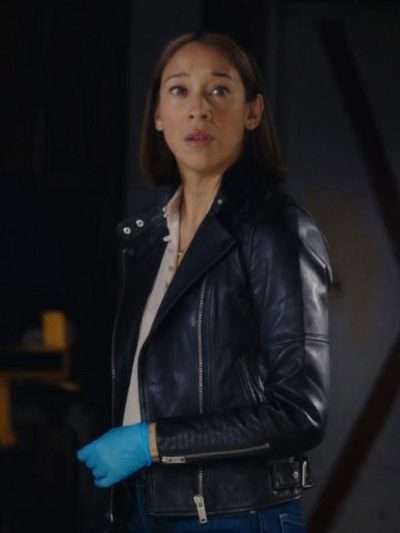 Hudson & Rex Sarah Truong Black Leather Jacket
