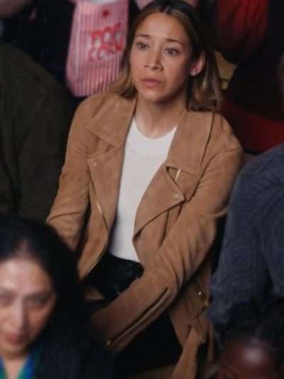 Sarah Truong Hudson and Rex S05 Brown Suede Leather Jacket
