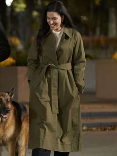 Trina Sharpe Hudson and Rex Green Coat