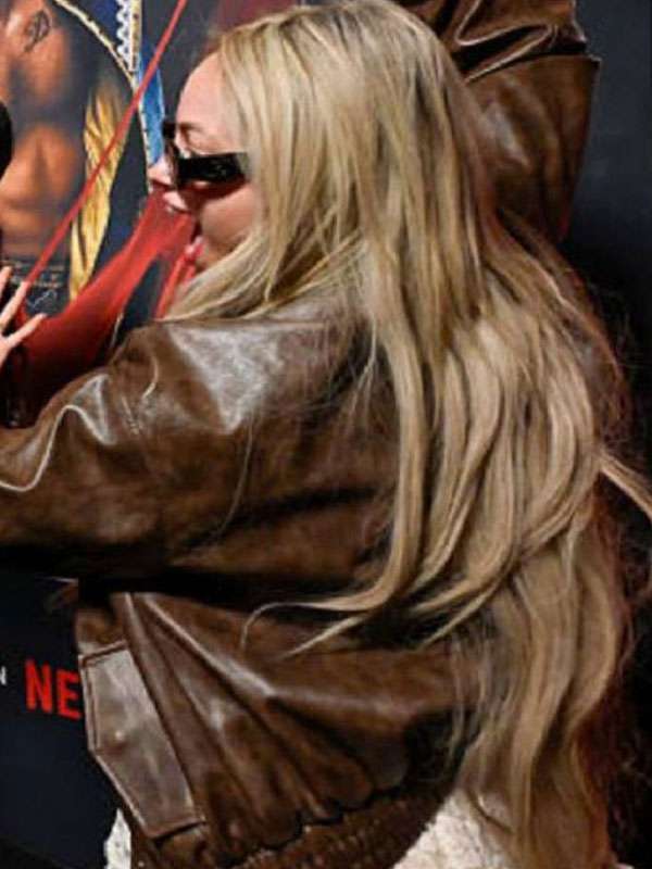 Liv Morgan Monday Night Raw 2025 Leather Jacket