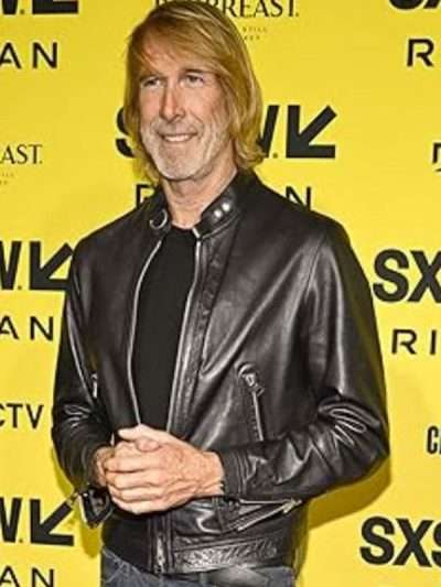 Michael Bay Drop Premiere Night Black Leather Jacket