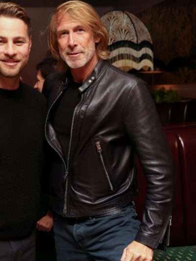 Michael Bay Drop 2025 Black Leather Jacket