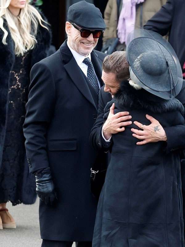 Pierce Brosnan MobLand 2025 Black Coat