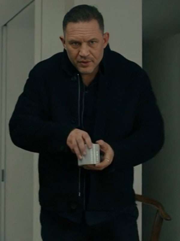 MobLand S01 Tom Hardy Black Wool Jacket