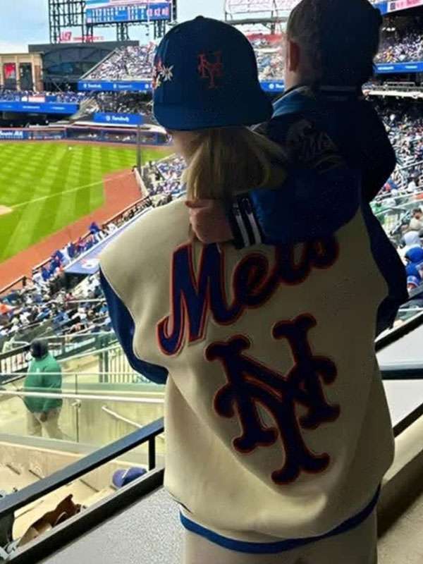 New York Mets Kate Upton Varsity Jacket