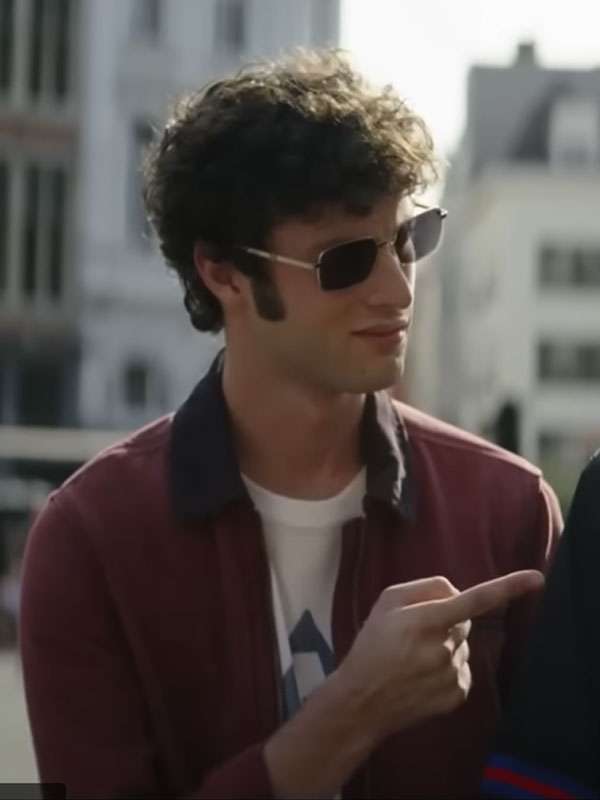Dominic Sessa Now You See Me Now You Don't Red Cotton Jacket