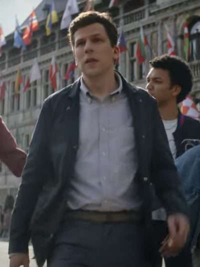 Jesse Eisenberg Now You See Me Now You Don't 2025 Black Jacket