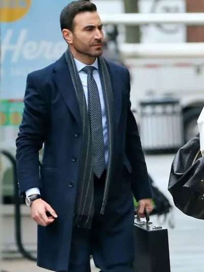 Brett Goldstein Office Romance Blue Coat