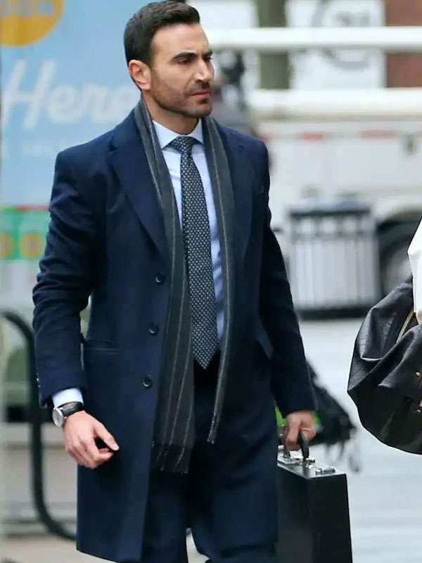 Brett Goldstein Office Romance Blue Coat