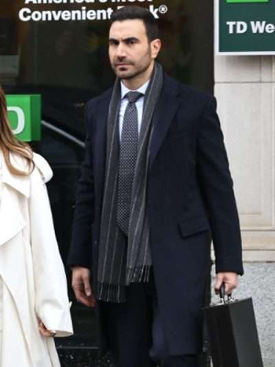 Office Romance 2025 Brett Goldstein Wool Coat