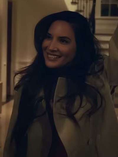 Olivia Munn Your Friends and Neighbors Beige Coat