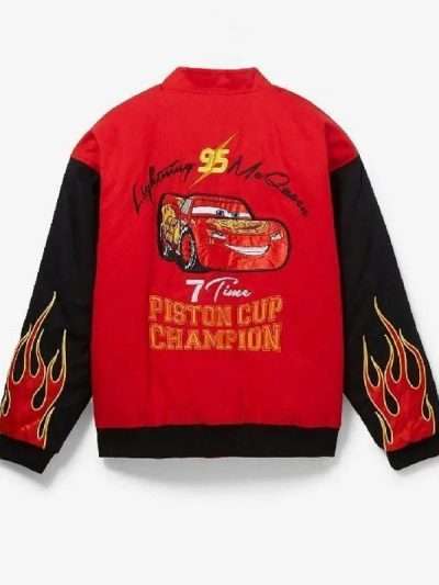 Piston Cup Champions Lightning Mcqueen Racing Jacket