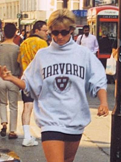 Iconic Princess Diana Harvard Sweatshirt