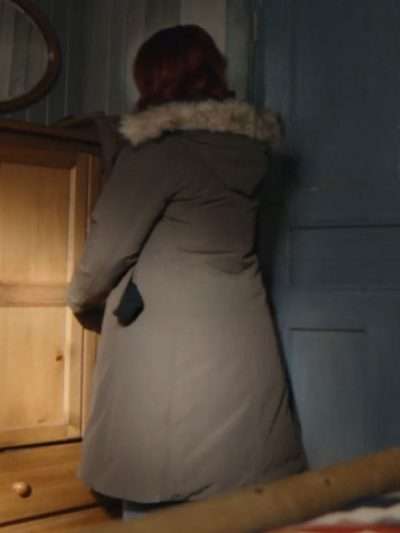 Resident Alien D’Arcy Bloom Green Hooded Coat