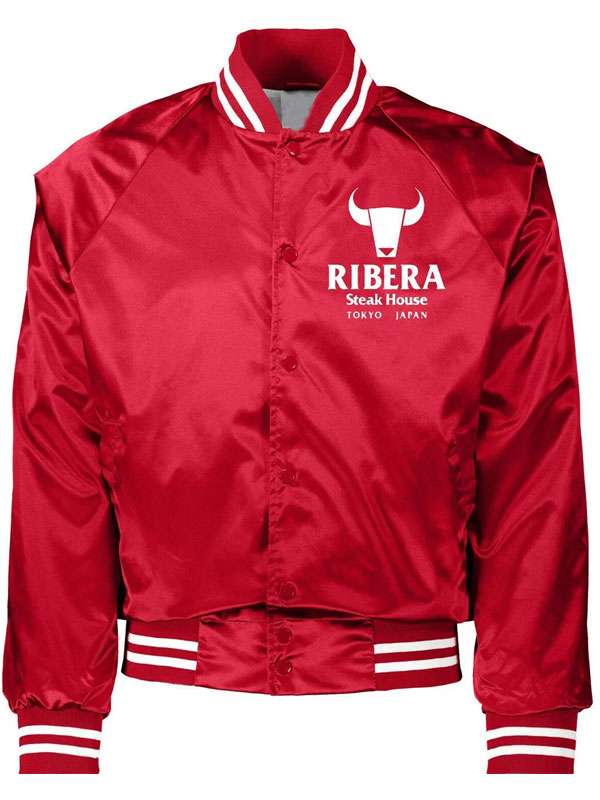 Ribera Steakhouse Satin Bomber Jacket