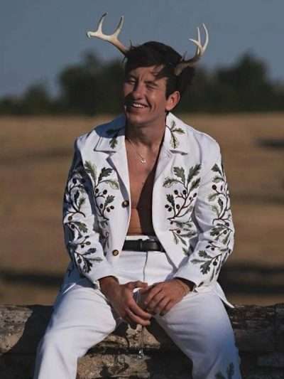 Oliver Quick Saltburn White Jacket