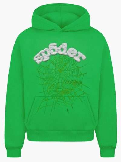 Sp5der Green Hoodie