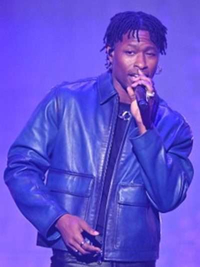 Super Bowl Soulful Celebration 2025 Lucky Daye Leather Jacket
