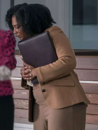 April Matthis Elsbeth 2025 Brown Blazer