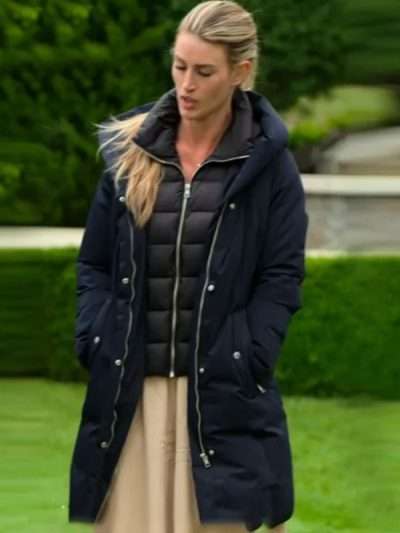 Sydnee Falkner Million Dollar Secret Blue Puffer Jacket