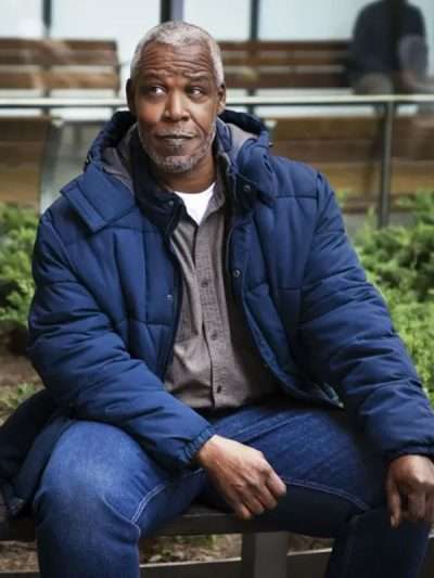 Danny Johnson The Equalizer S05 Blue Puffer Jacket
