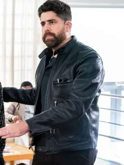 Harry Keshegian The Equalizer S05 Black Leather Jacket