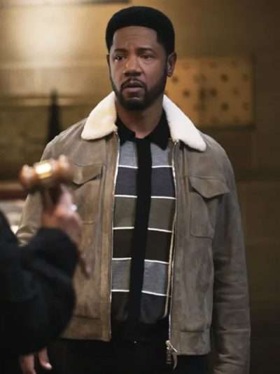 Tory Kittles The Equalizer S05 Suede Leather Jacket
