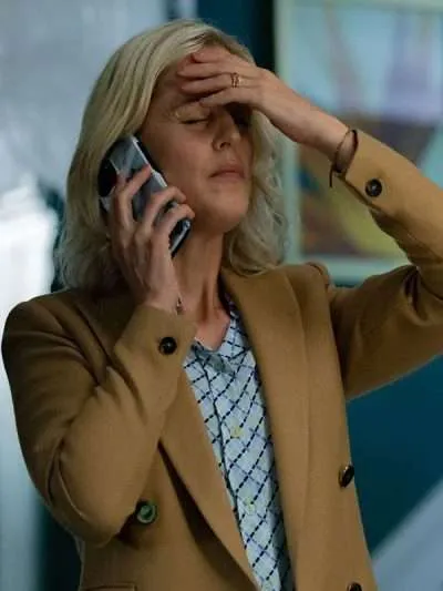 Denise Gough The Stolen Girl 2025 Brown Blazer