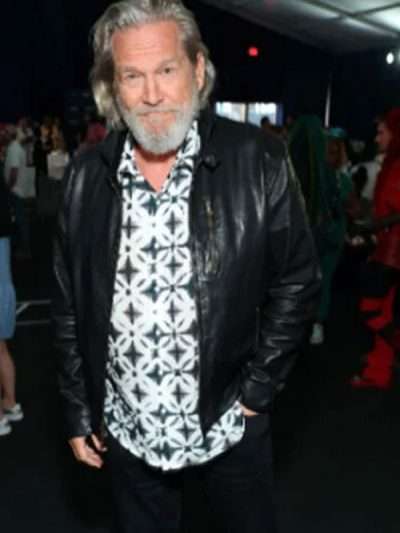 Jeff Bridges Tron Ares 2025 Leather Jacket