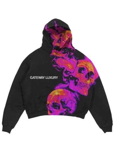 Black Skully Hoodie