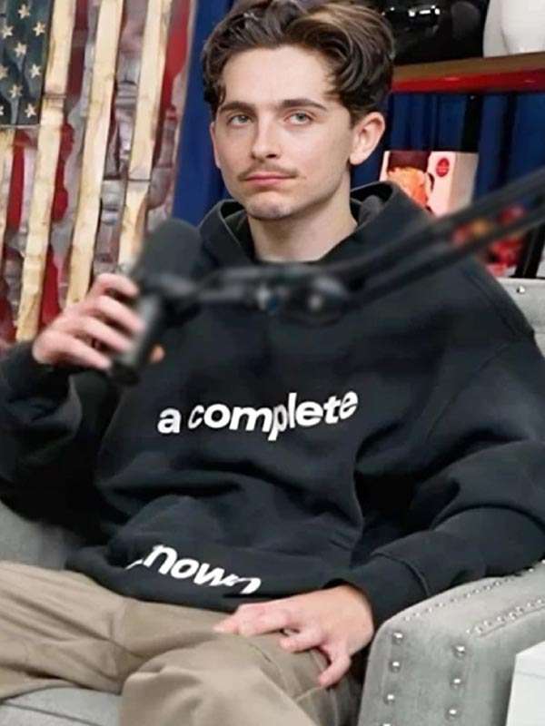 Timothée Chalamet Black Hoodie