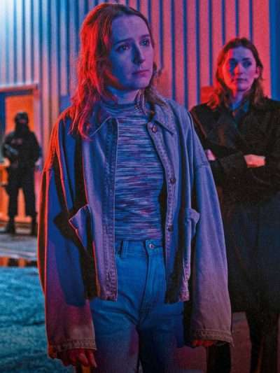 Code Of Silence S01 Rose Ayling-Ellis Green Jacket