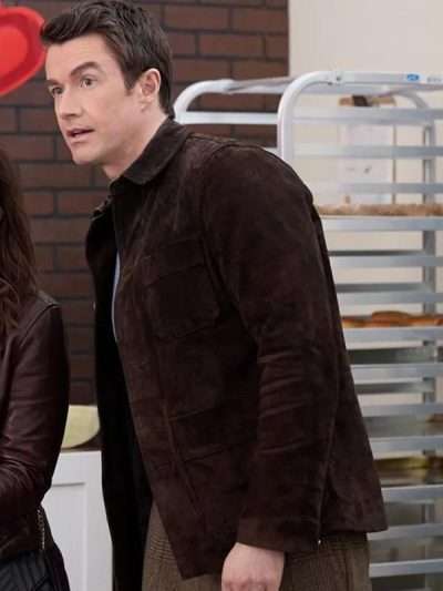 Robert Buckley An Unexpected Valentine 2025 Brown Jacket