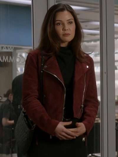 The Rookie Blair London Maroon Biker Leather Jacket