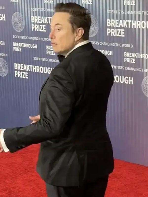 Breakthrough Prize Elon Musk Black Blazer