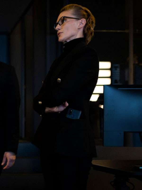 Shop Fight or Flight Katee Sackhoff Black Blazer at $ 149
