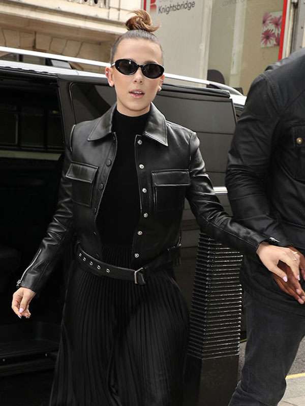 Shop Millie Bobby Brown Jacket