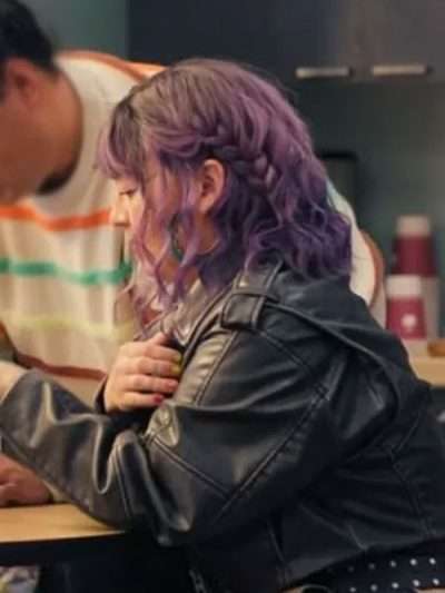 Shop Millie North of North 2025 Black Leather Jacket