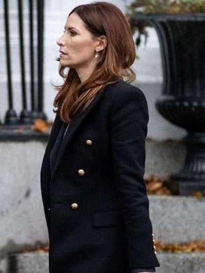 Shop Sarah Levy SurrealEstate Black Trench Coat
