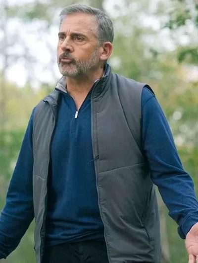 Steve Carell The Four Seasons 2025 Grey Vest