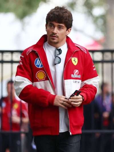 Charles Leclerc F1 Grand Prix Of Australia Red Racing Jacket