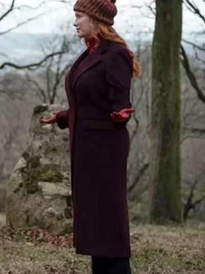 Small Town Big Story 2025 Christina Hendricks Trench Coat