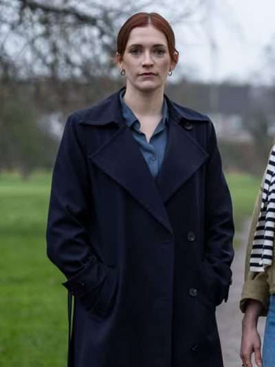 Shop Ashleigh Francis Code Of Silence Blue Coat
