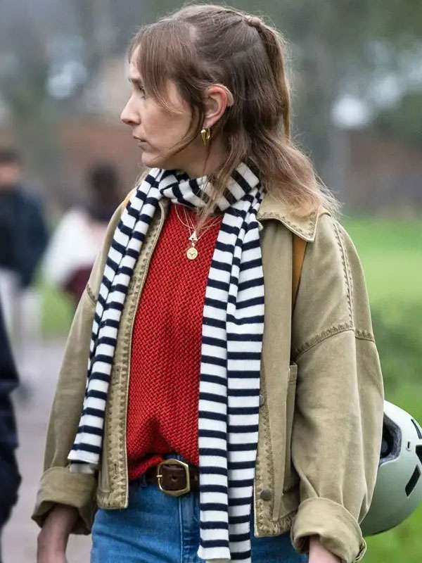 Shop Code Of Silence Alison Woods Green Jacket