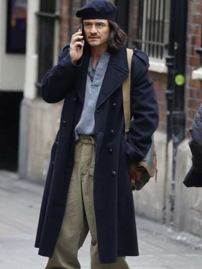 Buy Orlando Bloom Deep Cover Blue Coat