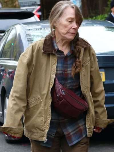 Shop Sissy Spacek Dying for Sex Brown Jacket